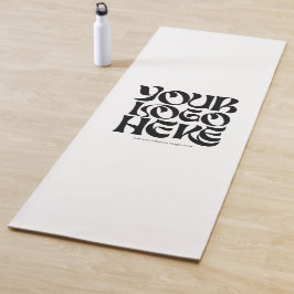 Custom Business Logo, Text Simple Promotional Yogamatte