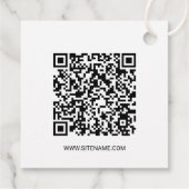 Custom Business Logo Thank You Geschenkanhänger (Rückseite)