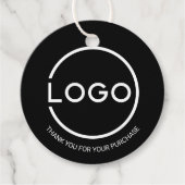 Custom Business Logo Thank You Geschenkanhänger (Vorderseite)