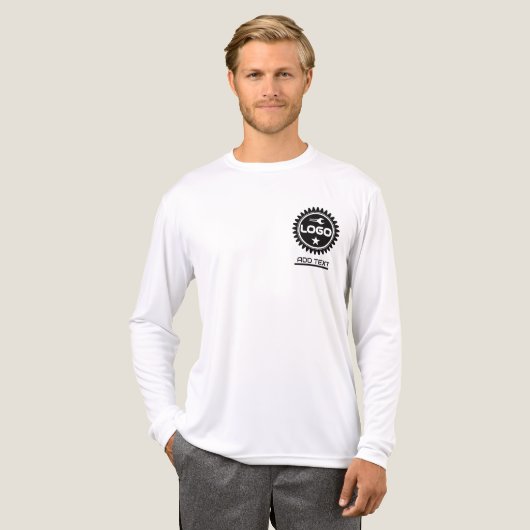 Custom Business Logo Tri-Blend Shirt (Vorderseite komplett)