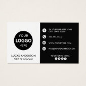 Custom business logo website social media (Vorderseite)
