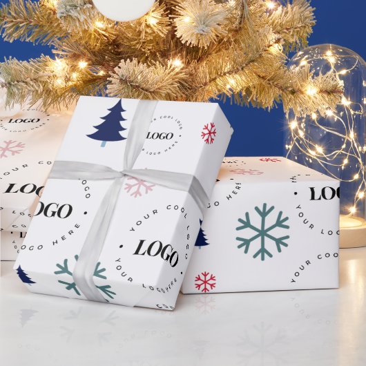 Custom Business Logo Weihnachtsbaum Geschenk Schne Geschenkpapier (Feiertage)