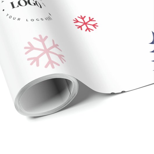 Custom Business Logo Weihnachtsbaum Geschenk Schne Geschenkpapier (Rolleneckpunkt)