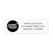 Custom Business Logo White Company Return Address (Vorne)
