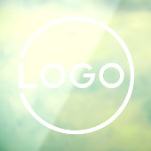 Custom Business Logo Window Cling Fensteraufkleber (Blatt 3)