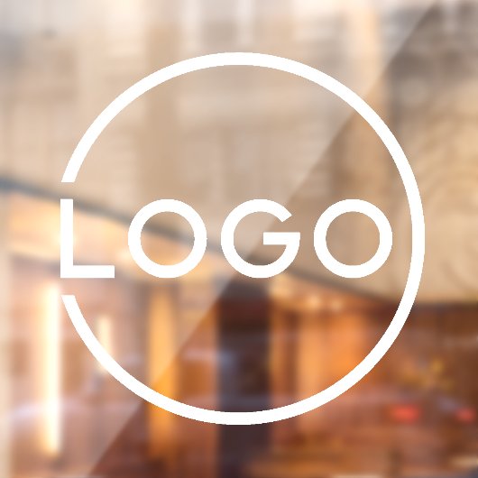 Custom Business Logo Window Cling Fensteraufkleber (Blatt 2)