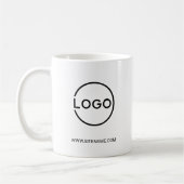 Custom Business Logo with Custom Text Kaffeetasse (Links)