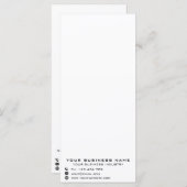 Custom Business Menu Promotional Menükarte (Vorne/Hinten)