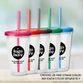 Custom Business Name Logo Acrylic Tumbler Acryltrinkbecher