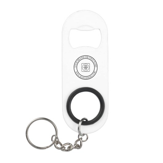 Custom Business Promo Bottle Opener Keychains Mini Flaschenöffner (Vorderseite)