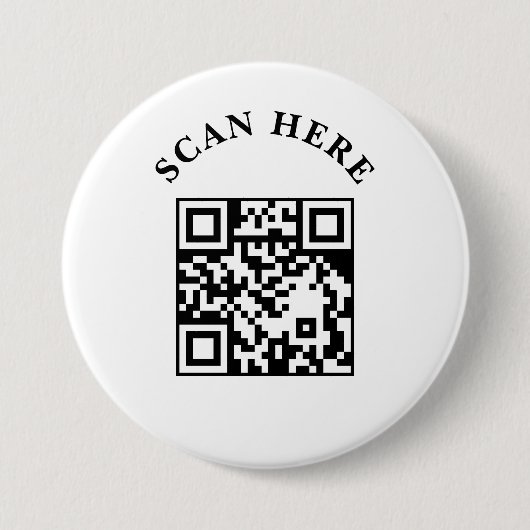 Custom Business QR Code Marketing Button (Vorderseite)