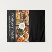 Custom Business Real Estate Branding Display Wandteppich (Vorderseite (Horizontal))