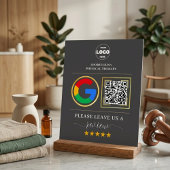 Custom Business Review Sign with QR Code & Logo Acrylschild
