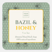 Custom Business Sticker for Handmade Soap (Vorderseite)