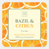 Custom Business Sticker for Handmade Soap (Vorderseite)