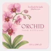 Custom Business Sticker for Orchid Reed Diffuser (Vorderseite)