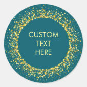 custom business stickers, Custom Round Stickers (Vorderseite)