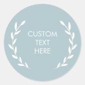 custom business stickers, Custom Round Stickers (Vorderseite)