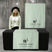 Custom Business Table Runner-Banner-Skript grün Wandteppich