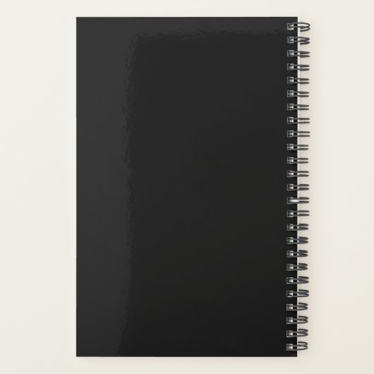 Custom Business Women Foto Schwarz & Weiß 2024 Planer (Rückseite)