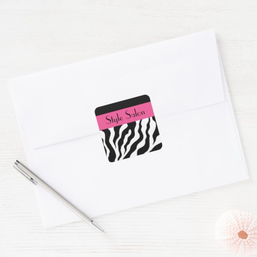 Custom Business Zebra Stickers (Umschlag)