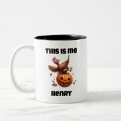 Custom Butterball Türkei Erntedank Pumpkin Zweifarbige Tasse (Links)