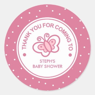 Custom Butterfly Baby Shooting Sticker
