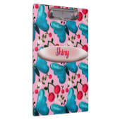 Custom butterfly floral pattern gift  klemmbrett (Rechts)