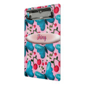 Custom butterfly floral pattern gift  mini klemmbrett (Gewinkelt2)