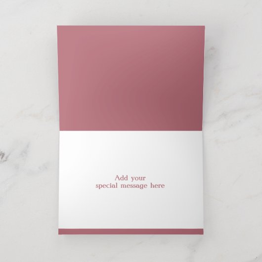 Custom Butterfly Gold Foil Card (Innen Mitte)