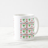 Custom Butterfly, Hummingbird und Ladybug Pattern Kaffeetasse (VorderseiteRechts)