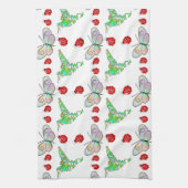 Custom Butterfly, Hummingbird und Ladybug Pattern Küchentuch (Vertikal)