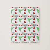 Custom Butterfly, Hummingbird und Ladybug Pattern Puzzle (Vertikal)