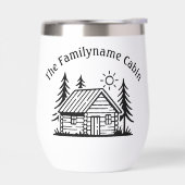 Custom Cabin Wine Tumbler mit thermischer Isolieru (Links)