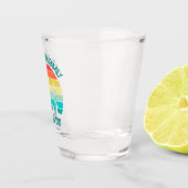 Custom Cactus Sunset Arizona Wüstenreise Schnapsglas (Rechts)