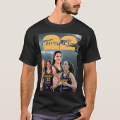 Custom Caitlin Clark Indiana Basketball T - Shirt (Vorderseite)