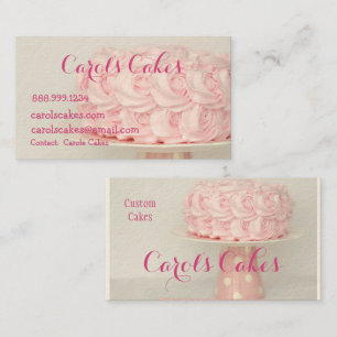 Custom Cake & Wedding Cake Design Bakers Visitenkarte