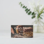 Custom Cake & Wedding Cake Design Bakers Visitenkarte (Stehend Vorderseite)