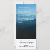 Custom Calendar Rack Card, Weihnachten/Neues Jahr (Rückseite)