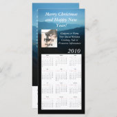 Custom Calendar Rack Card, Weihnachten/Neues Jahr (Vorne/Hinten)