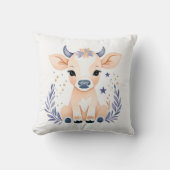 Custom Calf Pillow Boho Blumendesign - Kissen (Vorderseite)