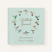 Custom California Hummingbird Dankeschön-Notebook Notizblock (Vorderseite)