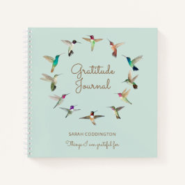 Custom California Hummingbird Dankeschön-Notebook Notizblock