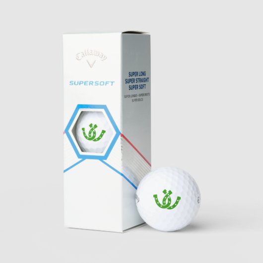 🍀 Custom Callaway Supersoft Golf Balls - Glück Golfball (Verpackung)