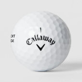 Custom Callaway Warbird Golf Balls ein Dutzend Golfball (Logo)