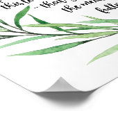 Custom Calligraphy Gebet Poster, Eph. 3:16-19 Poster (Ecke)