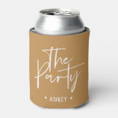 Custom Camel "The Party" kann kühler - neutraler B Dosenkühler (Kanne Vorderseite)