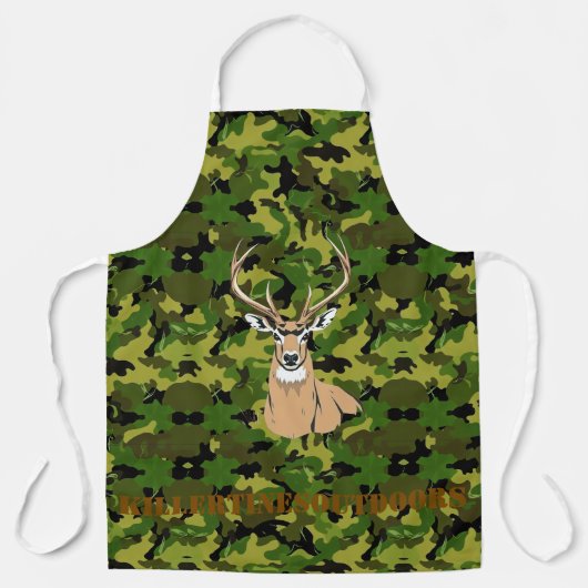 Custom camo Apron, Medium Schürze (Vorderseite)