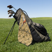 Custom camo golf ball towel golfhandtuch (Gras)