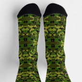Custom camo whitetail crew socks socken (Oben)